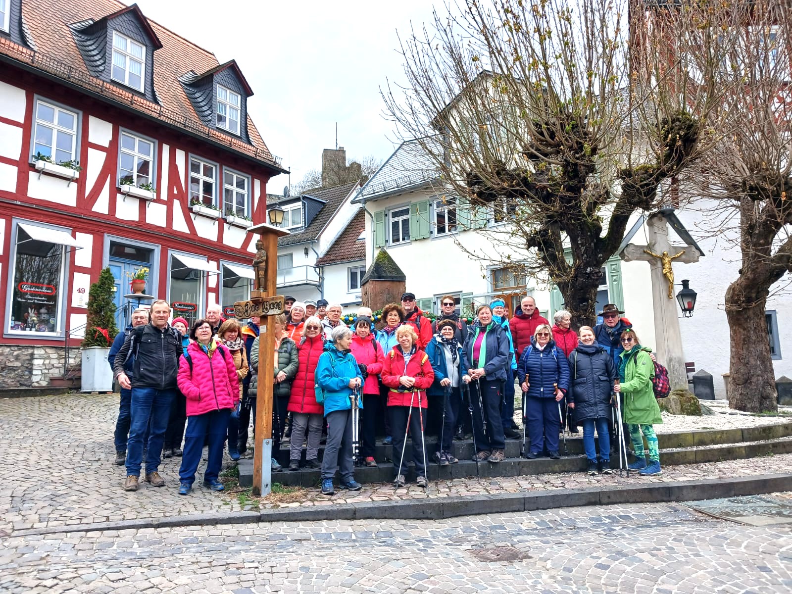 Gesamte Wandergruppe optimiert
